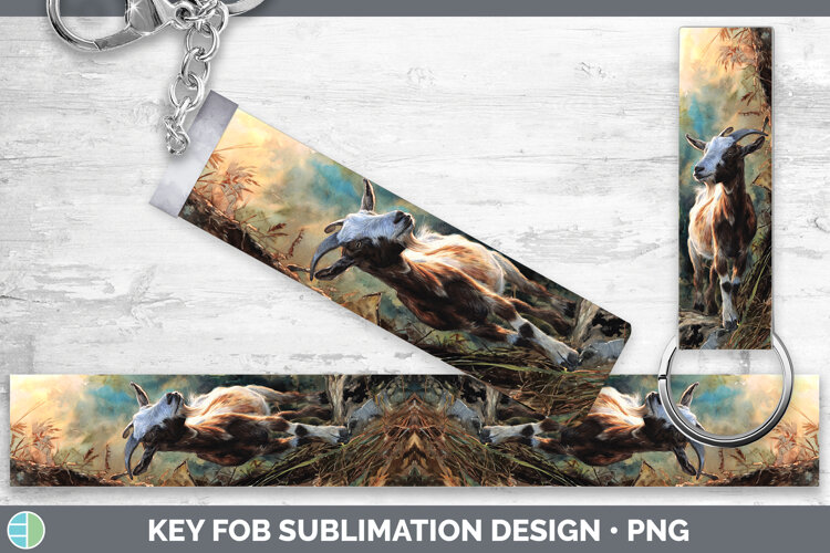 GorgeousFarm Sunset Key Fob design.