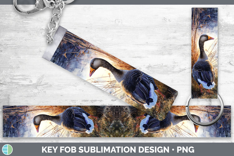 GorgeousFarm Sunset Key Fob design.