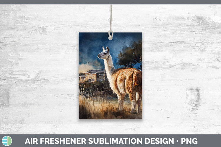 GorgeousFarm Sunset Air Freshener design.