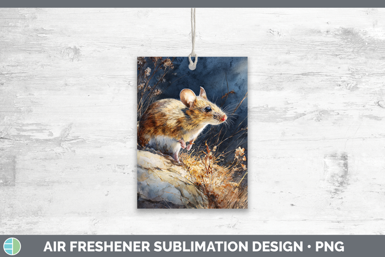 Mouse Farm Sunset Air Freshener Sublimation Design