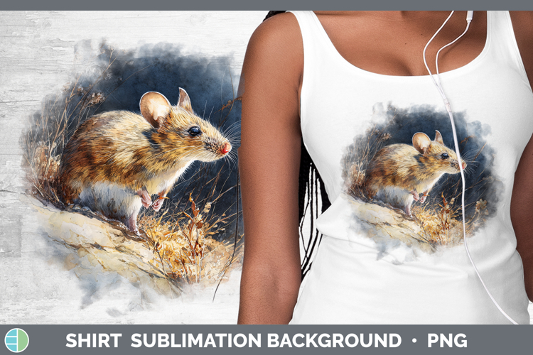 Mouse Farm Sunset Shirt Sublimation Design