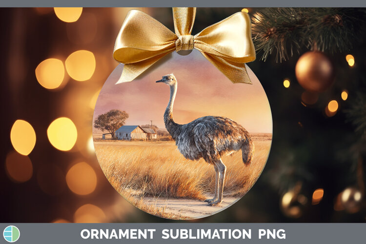 GorgeousFarm Sunset Ornament design.