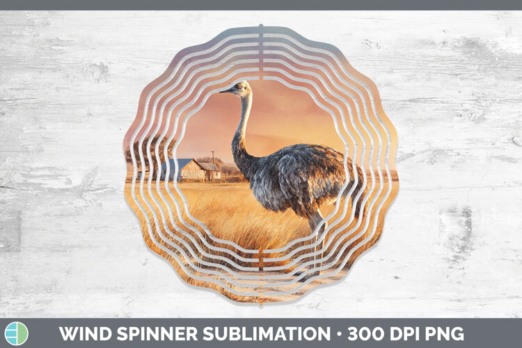 GorgeousFarm Sunset Wind Spinner design.