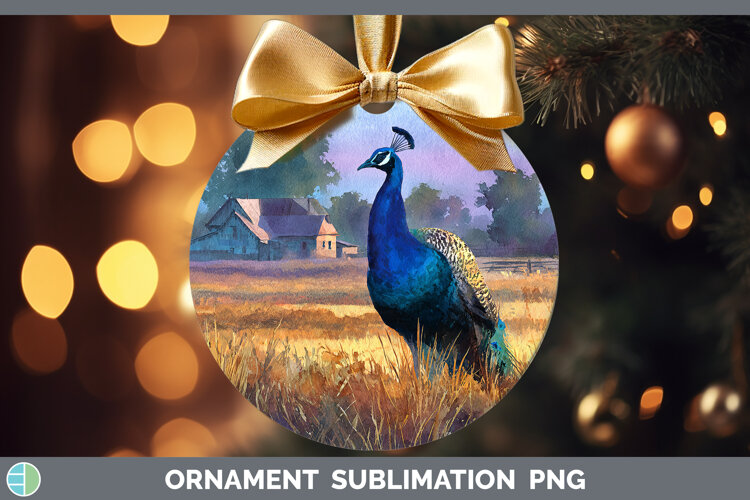 GorgeousFarm Sunset Ornament design.