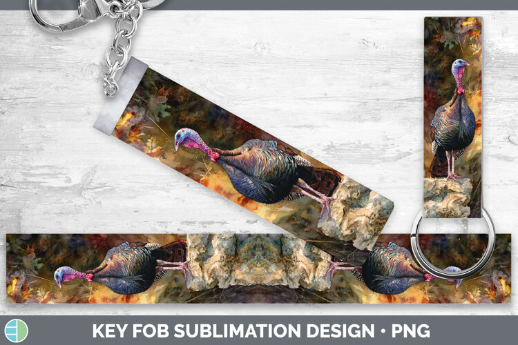 GorgeousFarm Sunset Key Fob design.
