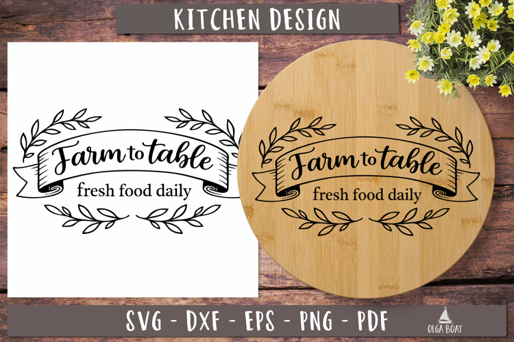 Cutting Board Outline Svg Image 10