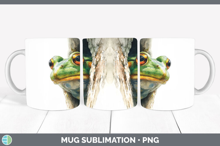 GorgeousFarm Tree Peek Mug Wrap design.