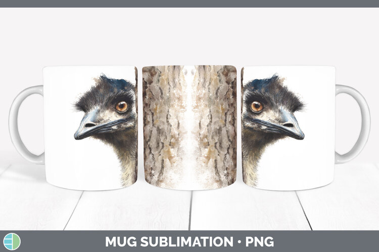 GorgeousFarm Tree Peek Mug Wrap design.
