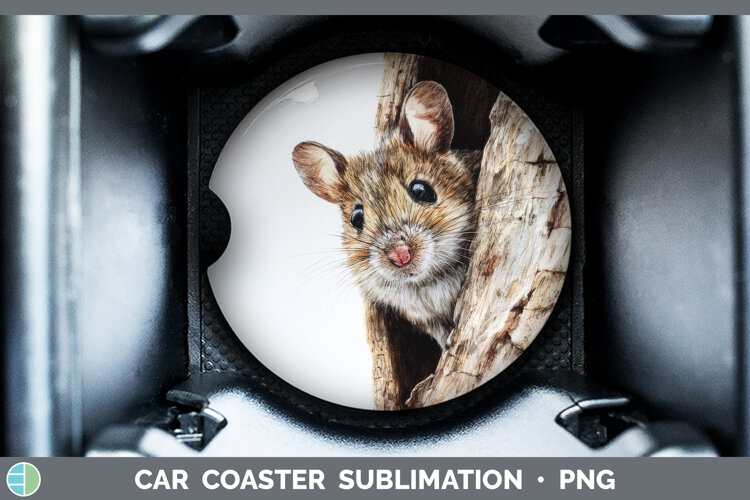 GorgeousFarm Tree Peek Car Coaster design.