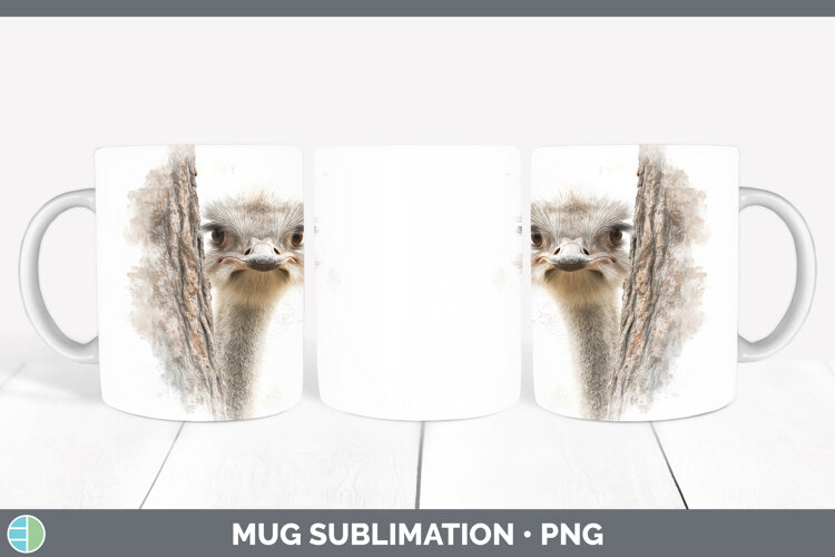 GorgeousFarm Tree Peek Mug Wrap design.