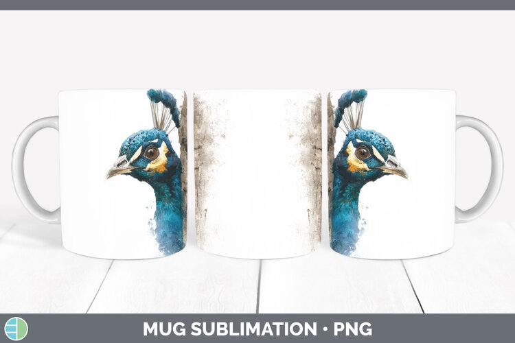 GorgeousFarm Tree Peek Mug Wrap design.