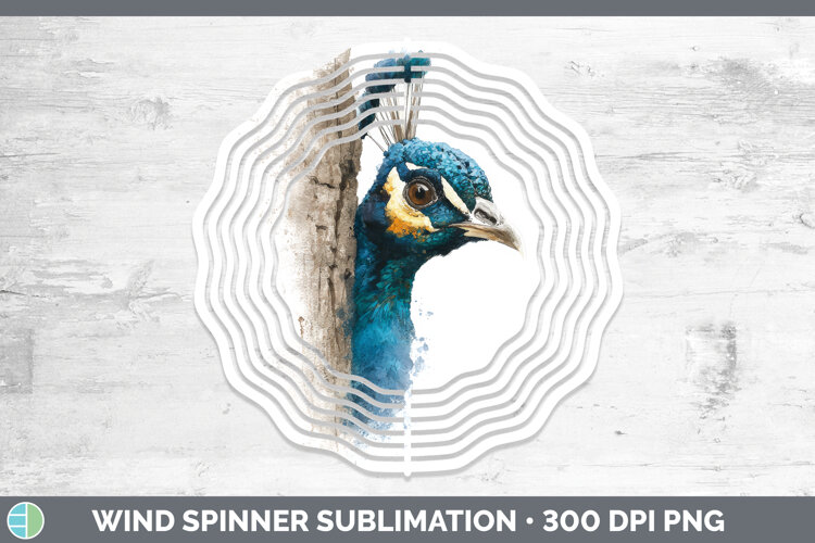 GorgeousFarm Tree Peek Wind Spinner design.