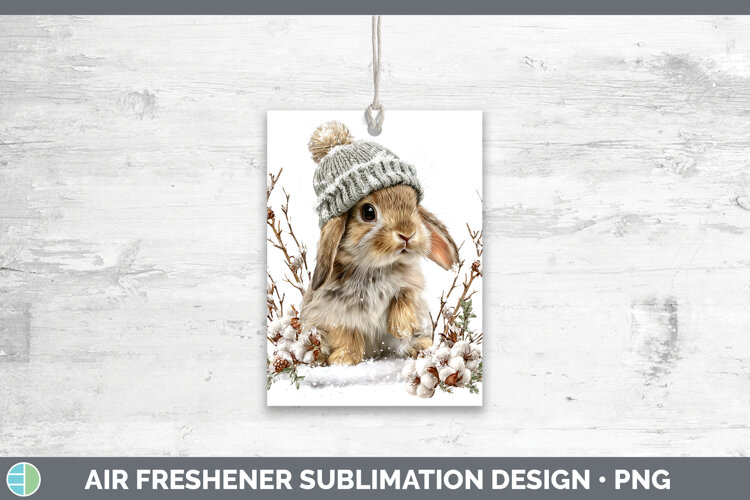 GorgeousFarm Winter Knit Hat Air Freshener design.