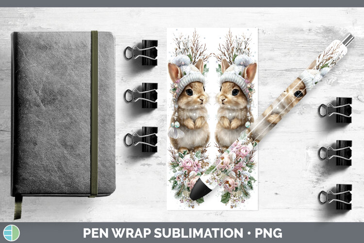 GorgeousFarm Winter Knit Hat Pen Wrap design.