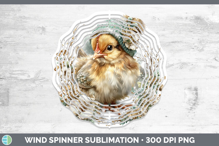 GorgeousFarm Winter Knit Hat Wind Spinner design.