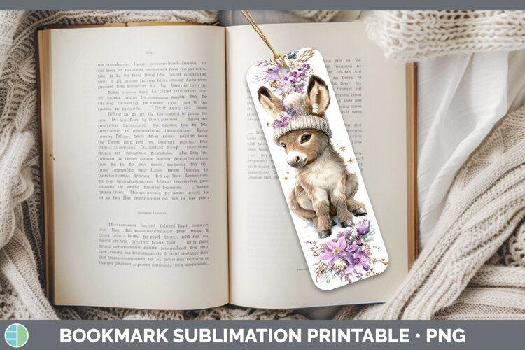GorgeousFarm Winter Knit Hat Bookmark design.