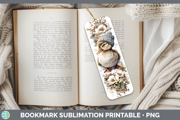 GorgeousFarm Winter Knit Hat Bookmark design.