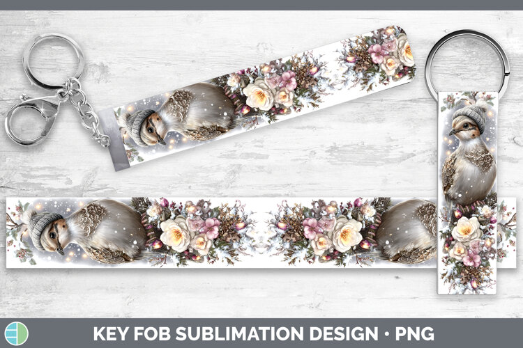 GorgeousFarm Winter Knit Hat Key Fob design.