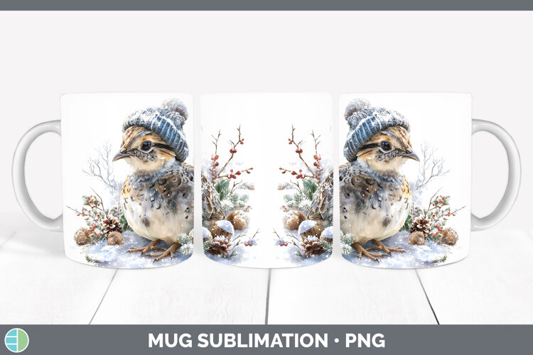 GorgeousFarm Winter Knit Hat Mug Wrap design.