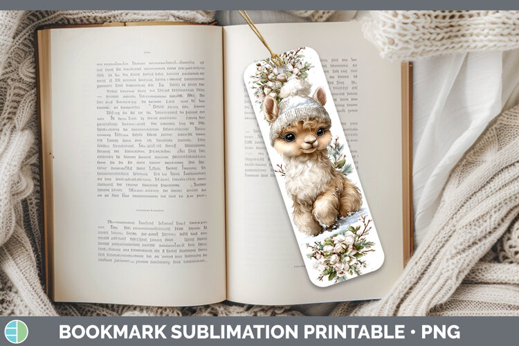 GorgeousFarm Winter Knit Hat Bookmark design.
