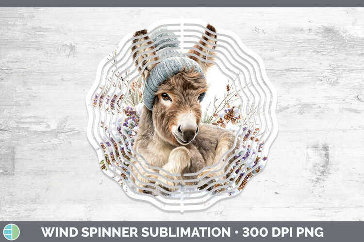 GorgeousFarm Winter Knit Hat Wind Spinner design.
