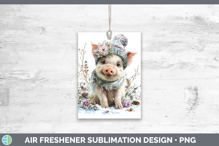 GorgeousFarm Winter Knit Hat Air Freshener design.