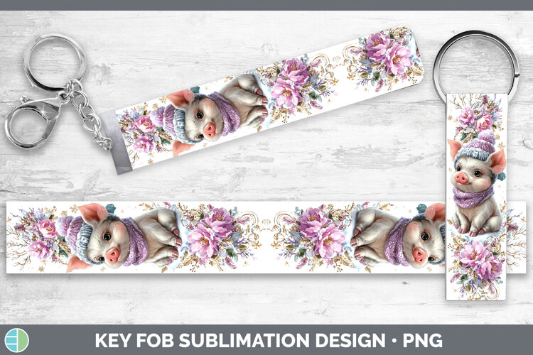 GorgeousFarm Winter Knit Hat Key Fob design.