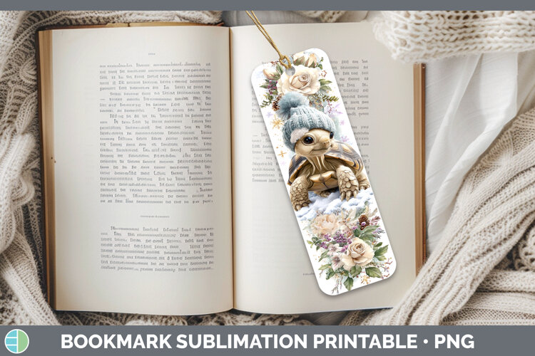 GorgeousFarm Winter Knit Hat Bookmark design.