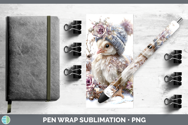 Turkey Farm Winter Knit Hat Pen Wrap Sublimation Design