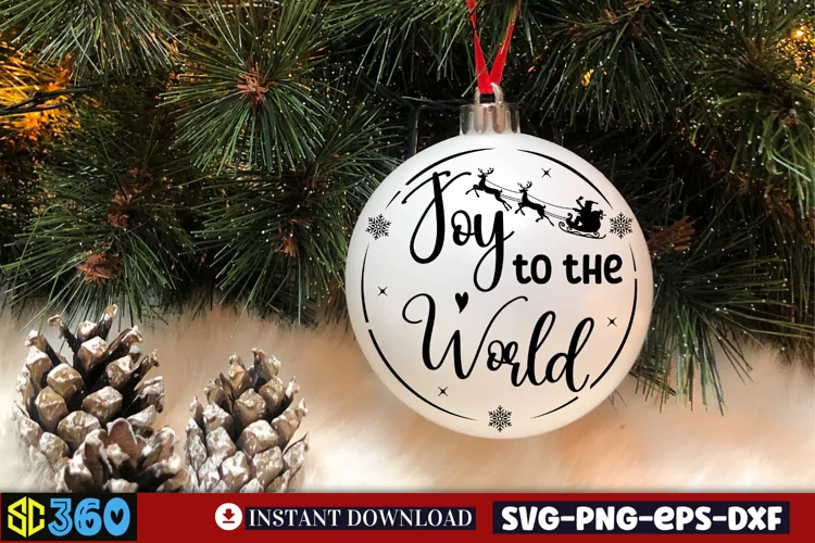 Joy to the world SVG, Christmas SVG
