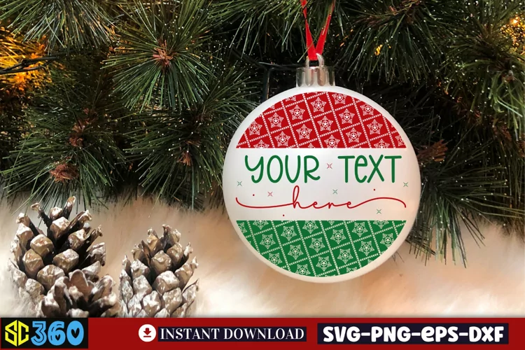Your text here SVG, Christmas SVG