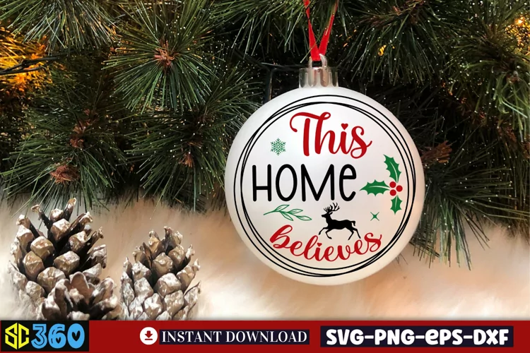 This home believes SVG, Christmas SVG