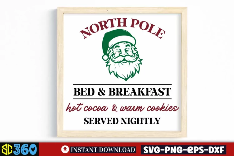 North pole bed & breakfast hot cocoa & warm cookies served n