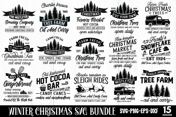 Vintage Christmas Svg Image 5