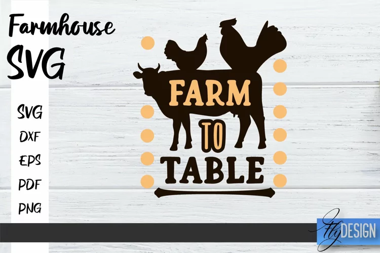 Farmhouse SVG Design | Farmhouse Signs SVG | SVG File v.1