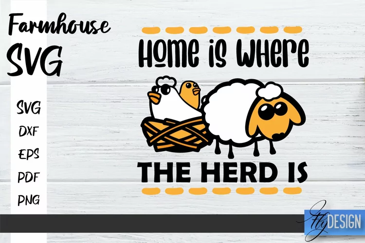 Farmhouse SVG Design | Farmhouse Signs SVG | SVG File v.2