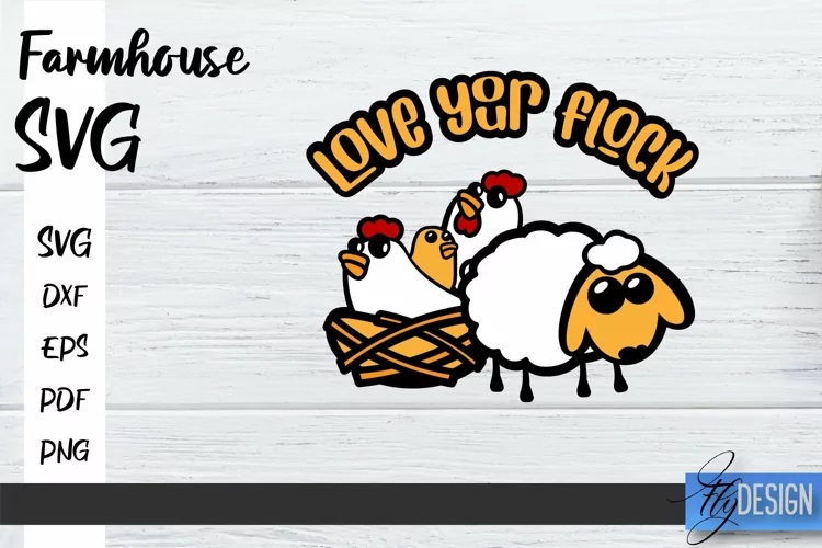 Farmhouse SVG Design | Farmhouse Signs SVG | SVG File v.2