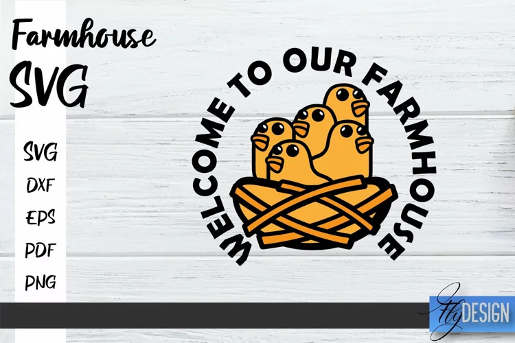 Farmhouse SVG Design | Farmhouse Signs SVG | SVG File v.2