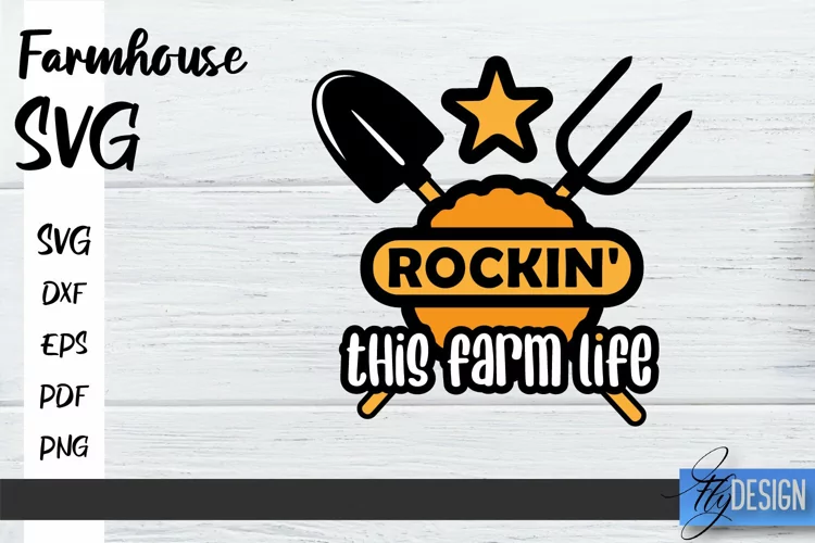 Farmhouse SVG Design | Farmhouse Signs SVG | SVG File v.2