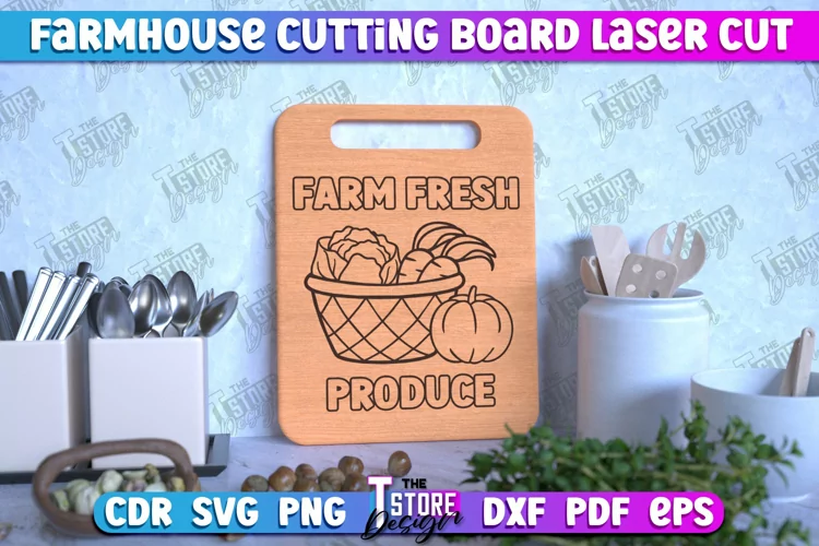 Farmhouse Cutting Board | Kitchen Décor | Farmhouse Design