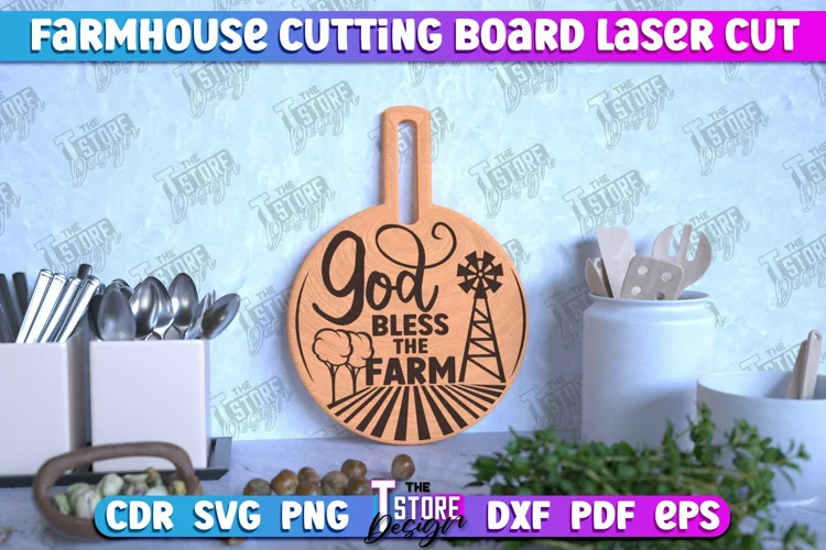 Farmhouse Cutting Board | Kitchen Décor | Farmhouse Design
