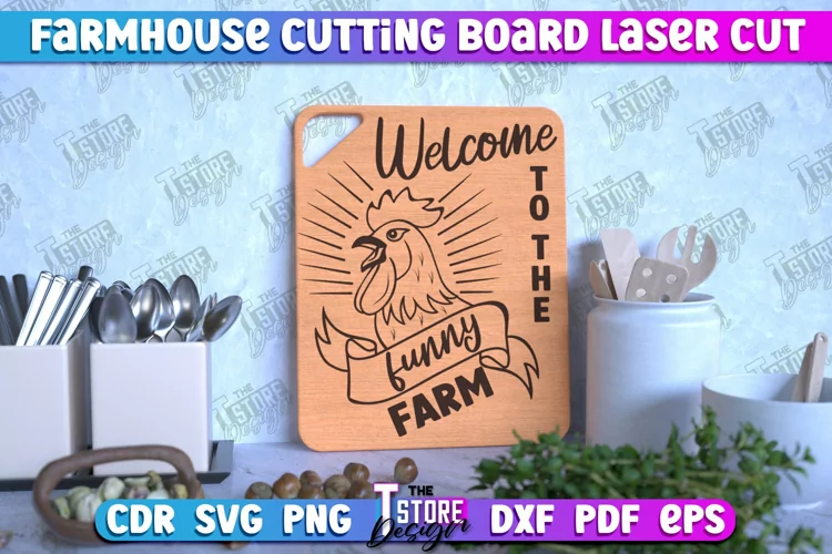 Farmhouse Cutting Board | Kitchen Décor | Farmhouse Design