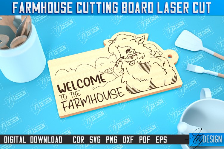 Farmhouse Cutting Board | Kitchen Design | Farmhouse Design example image 1
