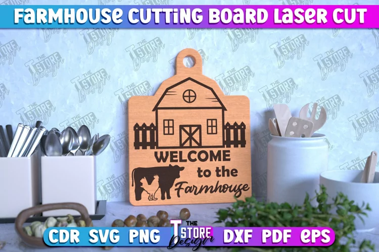 Farmhouse Cutting Board | Kitchen Décor | Farmhouse Design