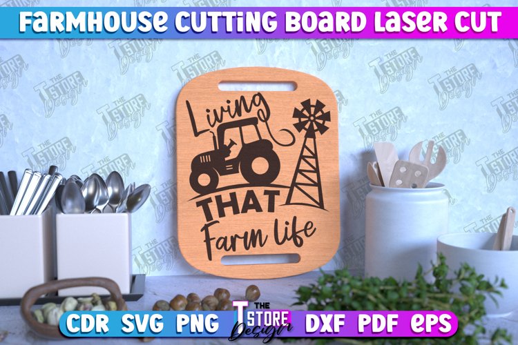 Farmhouse Cutting Board | Kitchen Décor | Farmhouse Design example image 1