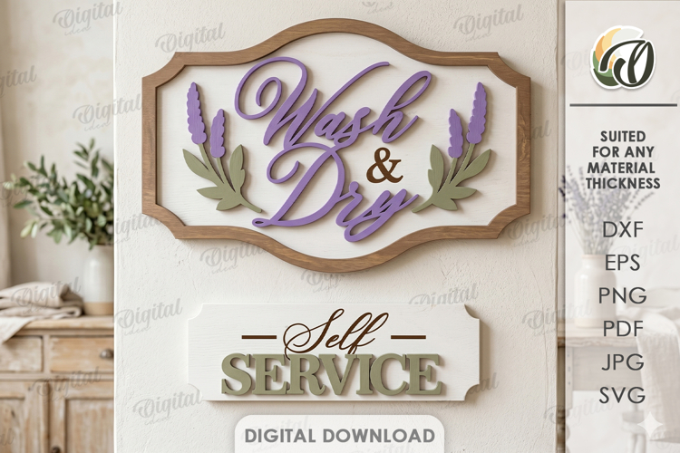 Farmhouse Directional Sign Laser Cut. Wall Decor SVG example image 1