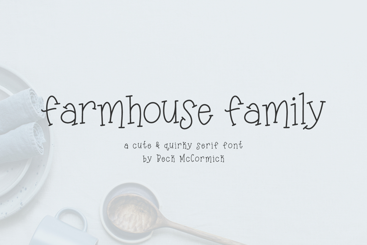 Farmhouse Family Serif Font