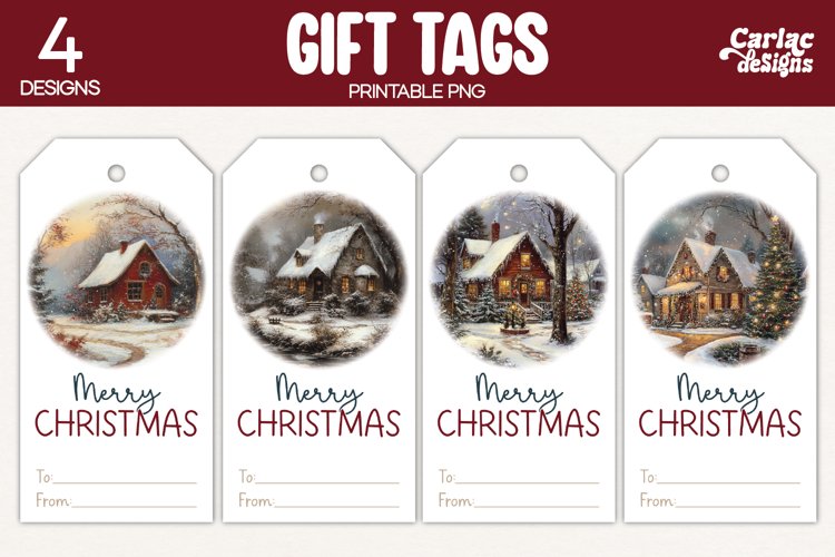 farmhouse gift tags