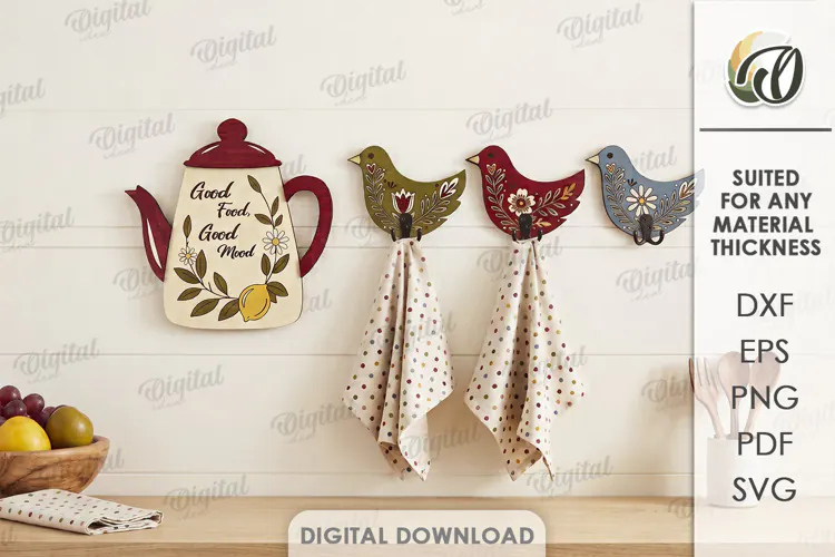 Farmhouse Kitchen Wall Decor Laser Cut. Wall Decor SVG