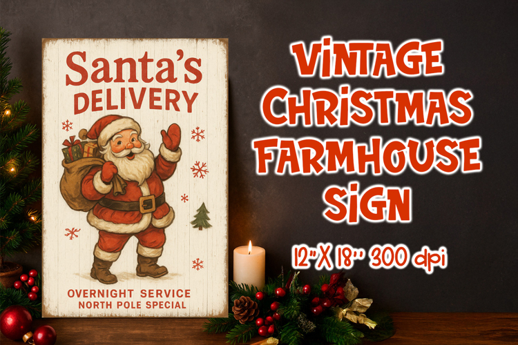 Santa Christmas Clipart Image 11